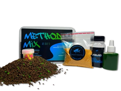 Метод мікс 5в1 Aqua baits Method Mix 5 in 1 "Конопля"