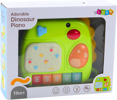 Піаніно LEAN Toys Динозавр Зелений 22638 (5905991049876)