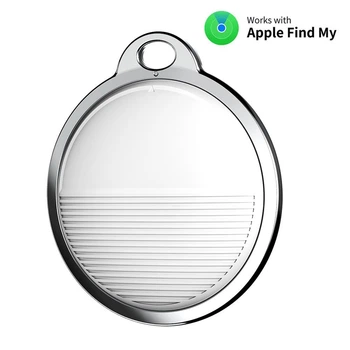 Умный Bluetooth трекер для поиска личных вещей, совместим с Find My, белый