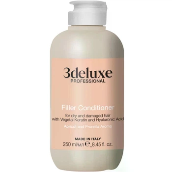 Кондиціонер-філер 3DeLuXe для пошкодженого волосся Filler Conditioner For Dry And Damaged Hair 250 мл