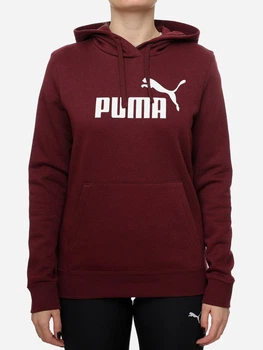 Bluza damska z kapturem ocieplana Ess No. 1 Logo Hoodie Fl (S)