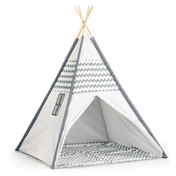 Namiocik tipi wigwam EcoToys pełna podłoga domek dla dzieci 8112 (6958868881122)