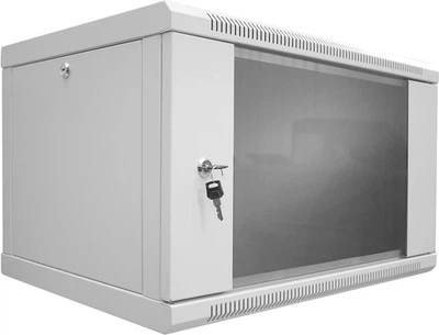 Шафа телекомунікаційна настінна розбірна SteelNet SN-RNK 19" 9U-06-045-ДС-2БГ-7035 (УПП00002020)