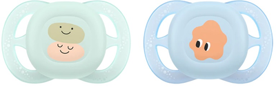 Smoczek Philips Avent Ultra Start deco 0-2 m SCF075/04 2 szt (8720689028110)