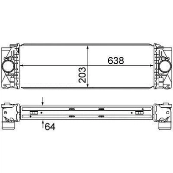 Интеркулер MAHLE (CI 369 000S)