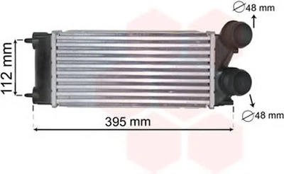 Радіатор інтеркулера VAN WEZEL 40004343 Van Wezel (40004343)