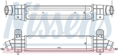 Інтеркулер NISSENS 96702 Ford Mondeo 1148896, 1124704, 1222890