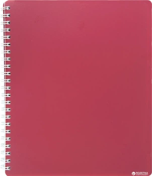 Тетрадь Buromax Classic B5 в клетку 80 листов Красная (BM.2419-005)
