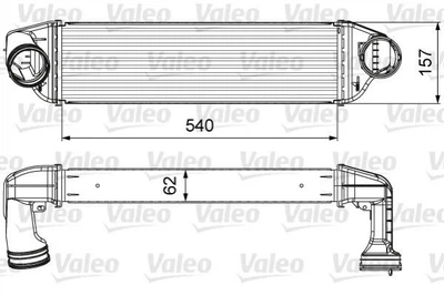 Інтеркулер Valeo 818642 BMW X3, X1 17513421803, 17513453726