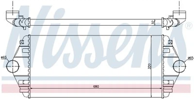 Інтеркулер PT 806(94-)1.9 TD(+)[OE 0384.E7] Nissens (NIS96849)