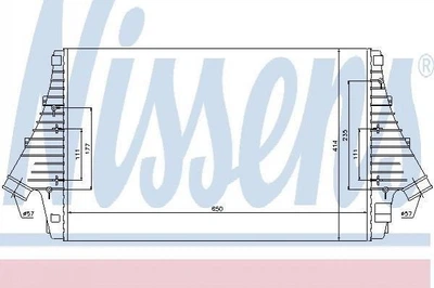 Интеркулер NISSENS 96647 Opel Vectra; Cadillac BLS 12765753, 12804713, 13205149