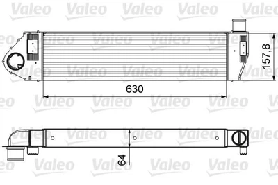 Радіатор наддуву Valeo (818621)