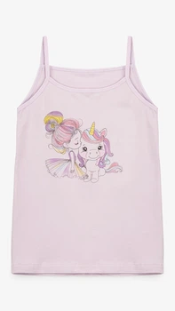 Майка-белье для девочки Donella 4371РВ139 116-122 см Сиреневый shop (2000999248535)