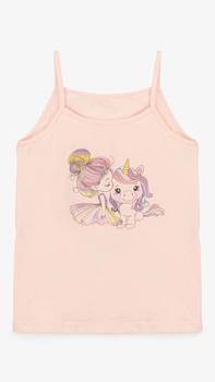 Майка-белье для девочки Donella 4371РВ139 116-122 см Персиковый shop (2000999248511)