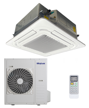 Касетний кондиціонер SkyLux Sky Inverter R32 Heat Pump SKH-C36R3DI/SKH-U36HR3DI
