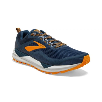 Кросівки чоловічі Brooks CASCADIA 14 M 44.5 (10.5US) Poseidon/orange/grey (1103101D489)
