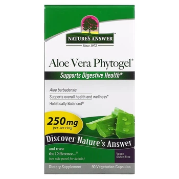 Алое вера фітогель 250 мг Aloe Vera Phytogel Nature's Answer 90 капсул