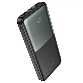 Павербанк HOCO J136 10000 mAh 22.5W 2USB/Type-C Портативний зовнішній акумулятор Power Bank зі швидкою зарядкою 22.5W+PD20W Black