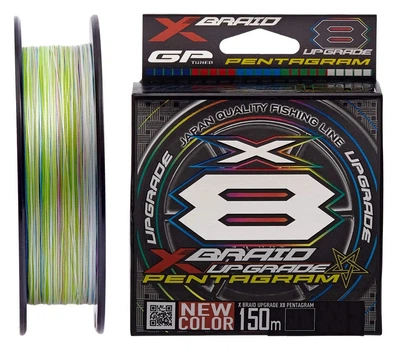 Шнур YGK X-Braid Upgrade X8 Pentagram 150m #1.2/0.185mm 25lb/11.3kg