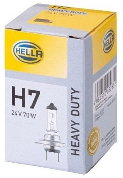 Автомобільна лампа Hella Heavy Duty H7 70 Вт 24 В (8GH007157241)
