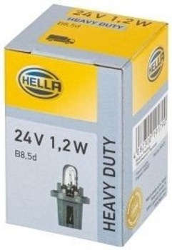 Автомобільна лампа Hella Heavy Duty WEW T5 1.2 Вт 24 В Сіра (8GA007997071)
