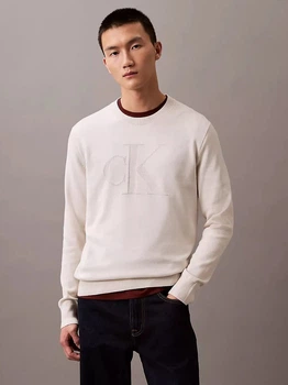 Джемпер чоловічий Calvin Klein 592135783 2XL Молочний (1159839531)