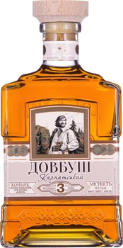 Бренді Довбуш Карпатський 3* 0.5 л 40% (4823122204233_4820183102911)