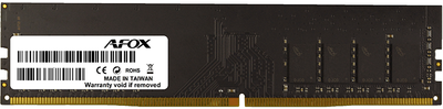 Оперативна пам'ять AFOX UDIMM DDR4-3200 4096MB PC4-25600 (AFLD44PK1P)