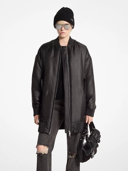 Бомбер жіночий Michael Kors 367263901 L Чорний ( 1159839266)