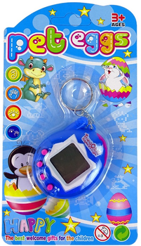 Електронна гра LEAN Toys Тамагочі – звірятко Синій 12680 (5905214977184)