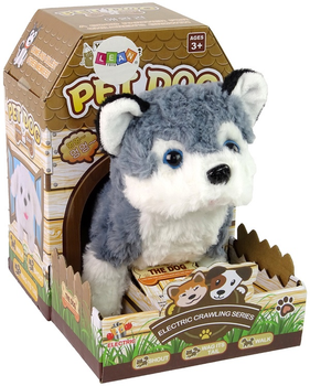 Собака LEAN Toys Хаскі рухається та видає звуки 13419 (5905323216440)