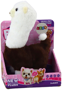Lama LEAN Toys Alpaka chodzi oraz gra muzyczkę Brązowa 17612 (5905991004615)