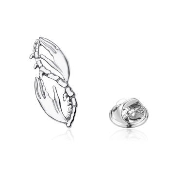 Брошь-значок унисекс BROCHE бижутерия Медицина Массаж серебристая BRGV113503