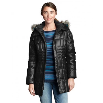 Куртка Eddie Bauer Women High Pass Down Parka BLACK XS Черный (9942BKN)