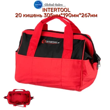 Сумка для инструмента Intertool 20 карманов 305 х 190 х 267 мм (BX-9003)