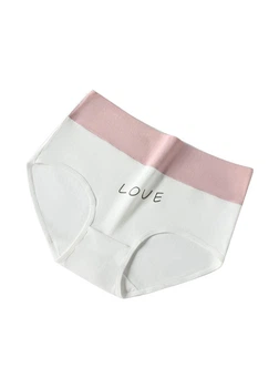 Женские высокие хлопковые трусики Love 2XL 3287