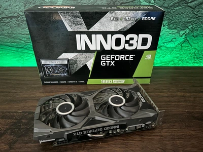 Видеокарта GTX 1660 Super 6GB Inno3D Twin X2 (N166S2-06D6-1712VA15L) Б/У