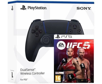 Геймпад Sony DualSense (Midnight Black) + Гра UFC 5 (англійська версія)