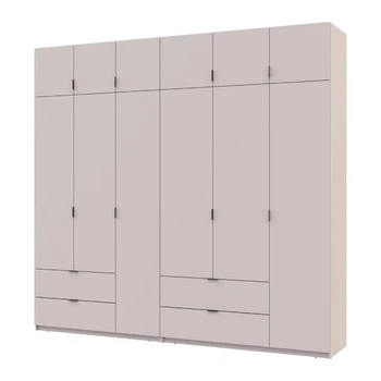 Шафа для одягу Doros Лукас Кашемір 3+3 ДСП 255х50х240 DRS-011714 (42005112)
