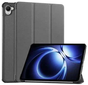 Чехол Crazy Horse на Xiaomi Pad Mini (8.8") / чехол для планшета с функцией подставки / серый