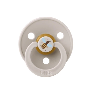 Пустышка BIBS STUDIO COLOUR Bumblebee – Mushroom (0-6 мес.)