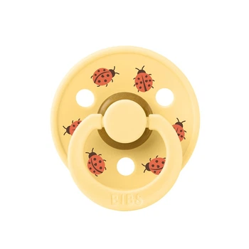 Пустышка BIBS STUDIO COLOUR Ladybug Friends – Pale Butter (0-6 мес.)