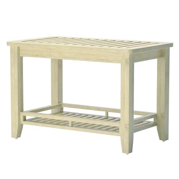 Лавка для ванной из дерева Фальса бланже (ОПС-001501)