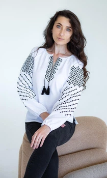 Вишиванка жіноча vishivano4ka 5903 42 біла