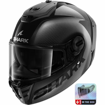 Мотошлем SHARK Spartan RS Carbon Skin Black S (2 визора)
