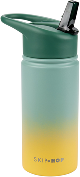 Butelka termiczna Skip Hop Wander Ombre Green z ustnikiem 450 ml (197233194283)