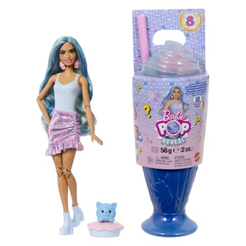 Кукла Barbie Pop Reveal Барби Любимые сладости Голубой милкшейк JFY61