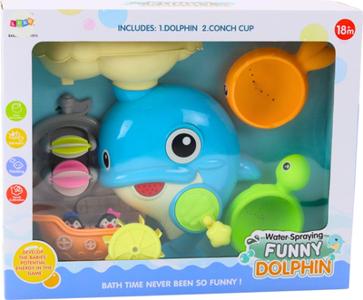 Zestaw do kąpieli LEAN Toys Delfin Niebieski 20147 (5905991023319)