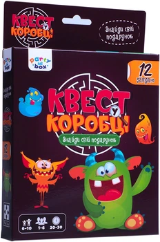 Игра настольная Vladi Toys развлекательная Квест в коробке Монстры (VT5902-02)