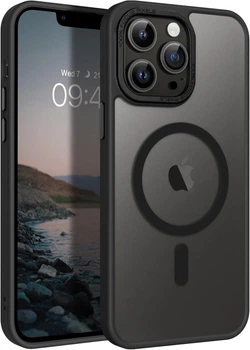 Чехол Wave Premium Matte Insane Guard case with MagSafe (TPU+PC) для Apple iPhone 12 Pro Max 6.7" Black